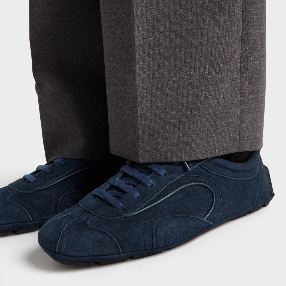 Prada Montecarlo Re Edition 2005 Suede Sneakers Navy 4E1165 008 F0008 F G000 - Image 8