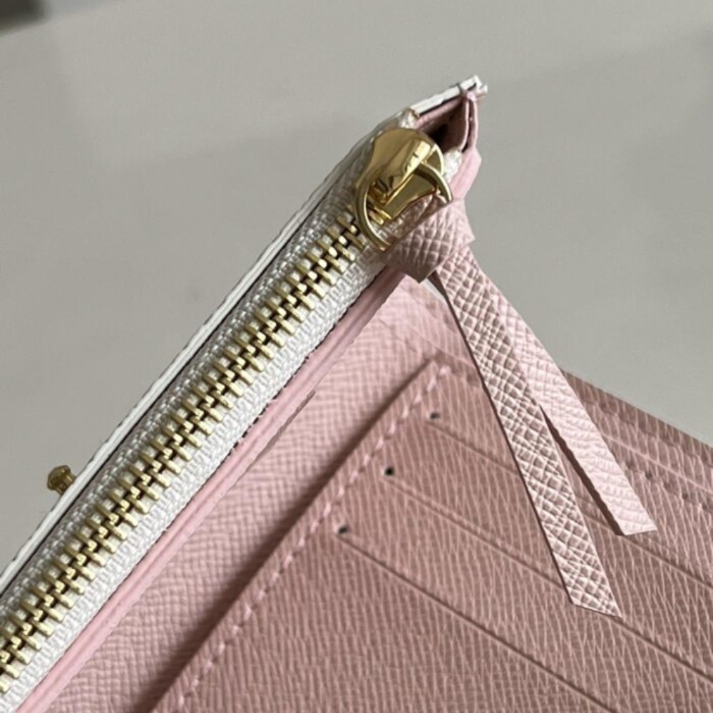 Louis Vuitton Victorine Wallet Rose Ballerine Pink 12Cm N64022 - Image 6