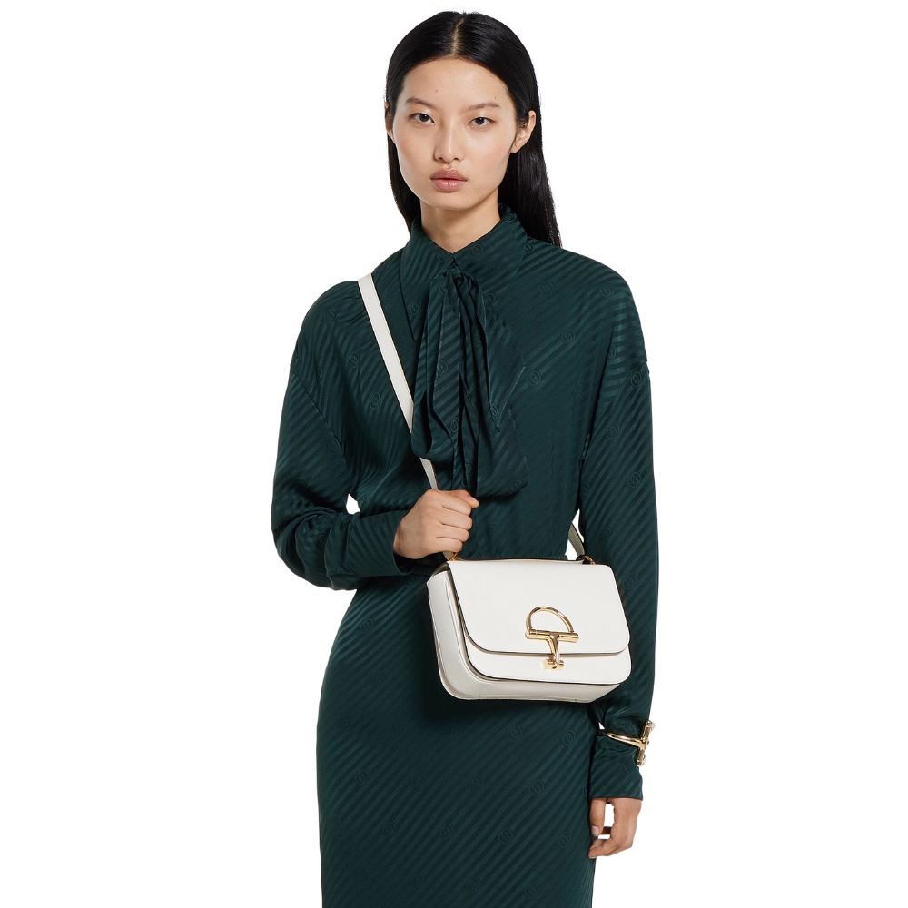 Gucci Siena Small Shoulder Bag Ivory Leather 21Cm 846705 AAFKB 9540 - Image 10