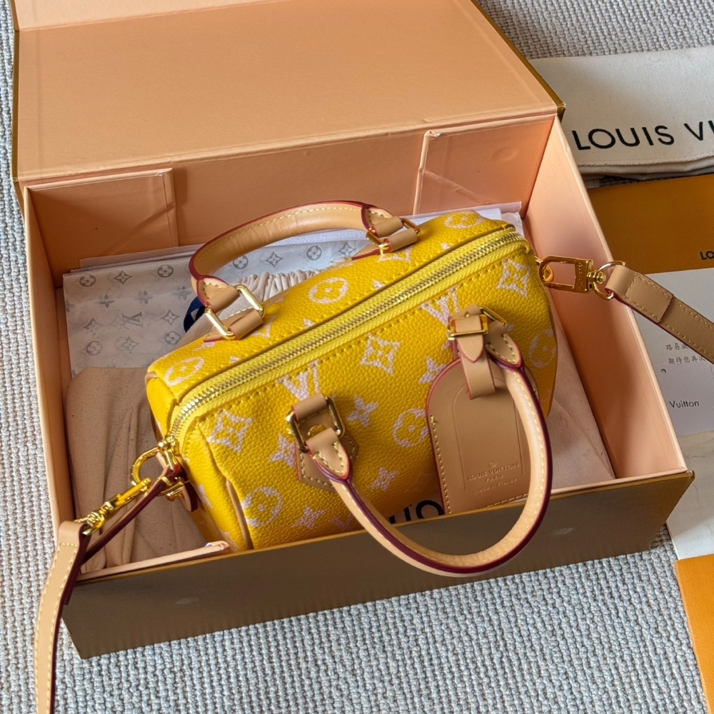 Louis Vuitton Nano Speedy Yellow 16Cm - Image 5