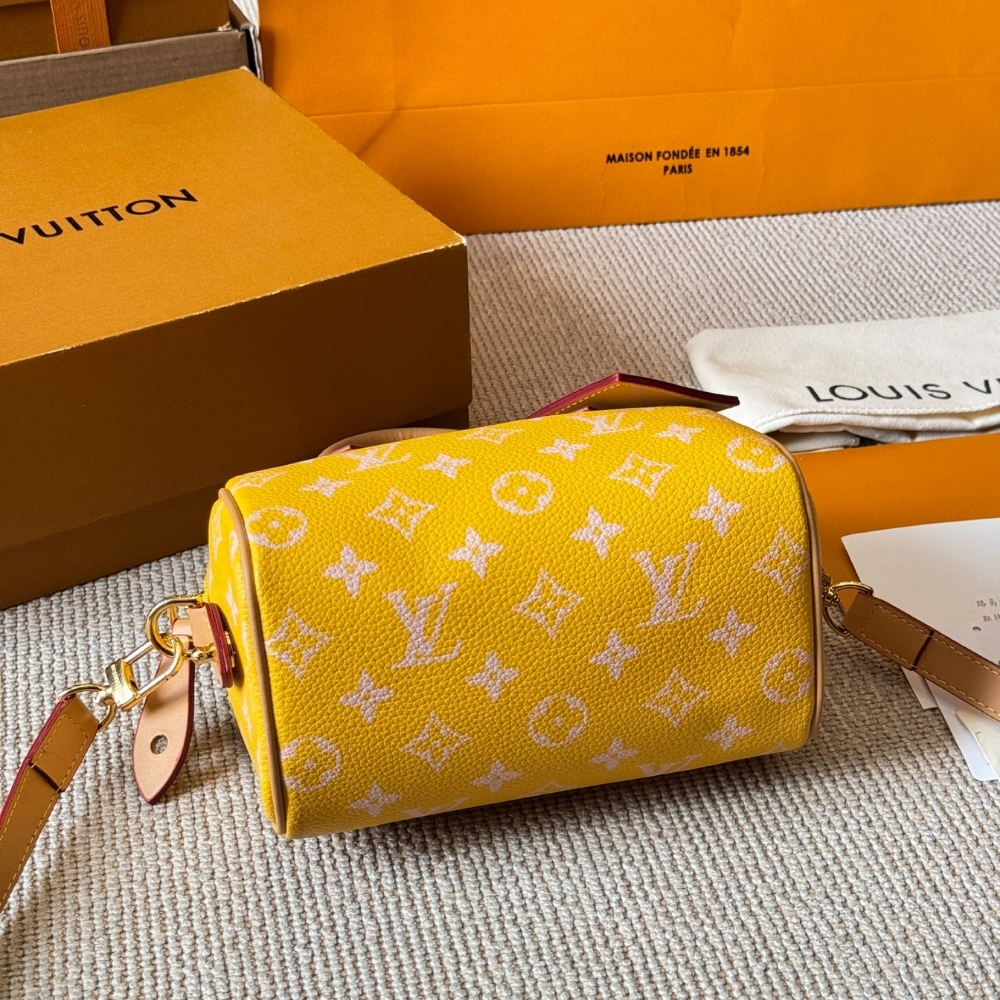 Louis Vuitton Nano Speedy Yellow 16Cm - Image 6
