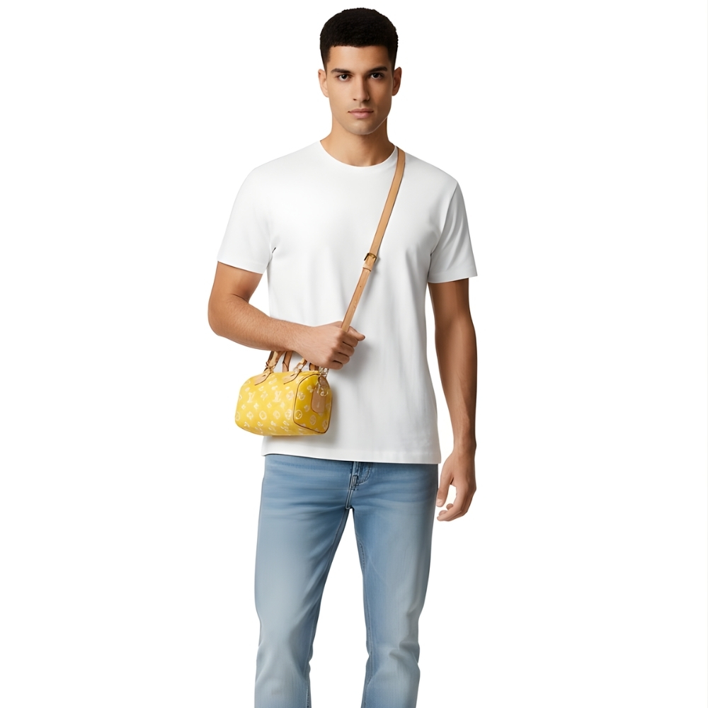 Louis Vuitton Nano Speedy Yellow 16Cm - Image 8