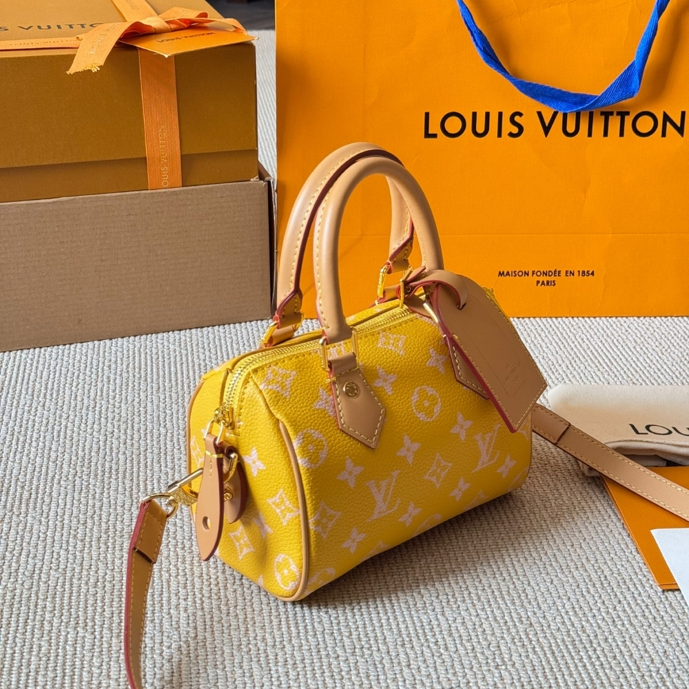 Louis Vuitton Nano Speedy Yellow 16Cm - Image 3