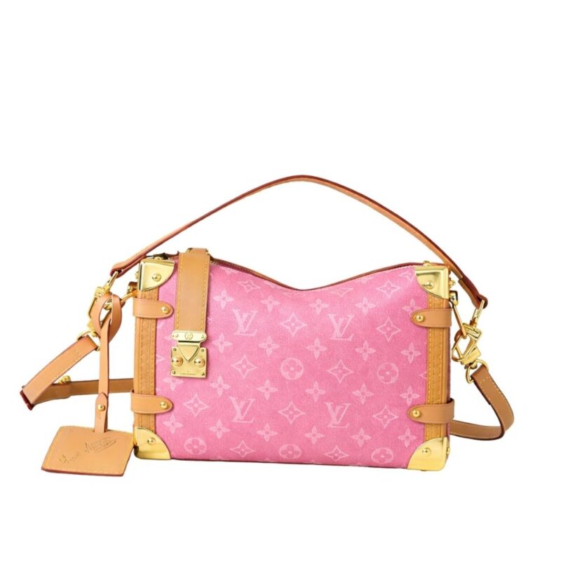 Louis Vuitton Side Trunk MM Rose Ribbon Pink 23Cm