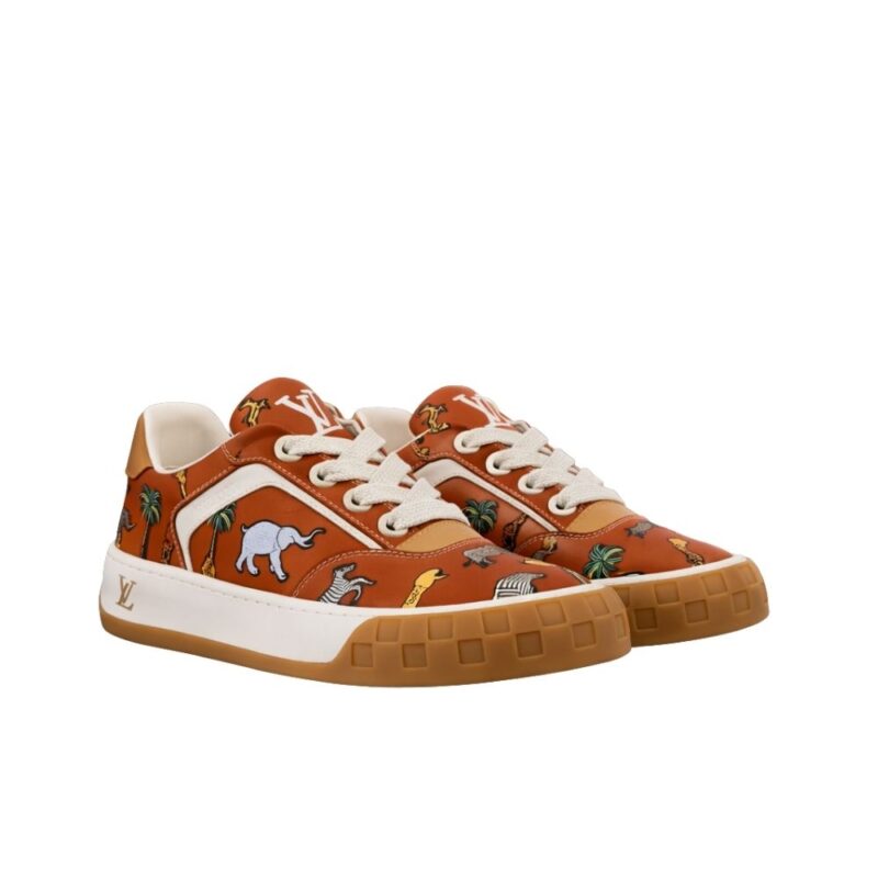 Louis Vuitton LV The Darjeeling Limited LV Tilted Sneaker Cognac Brown 1AJTKS
