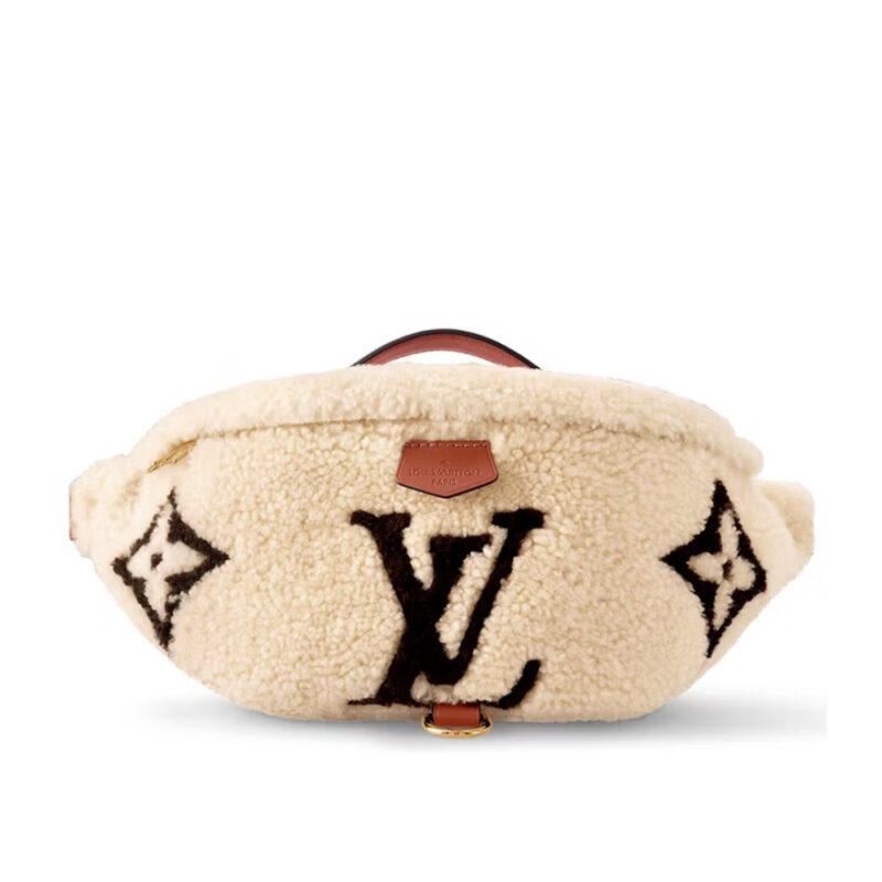 Louis Vuitton Bumbag Monogram Teddy Fleece Cream 38Cm M23715