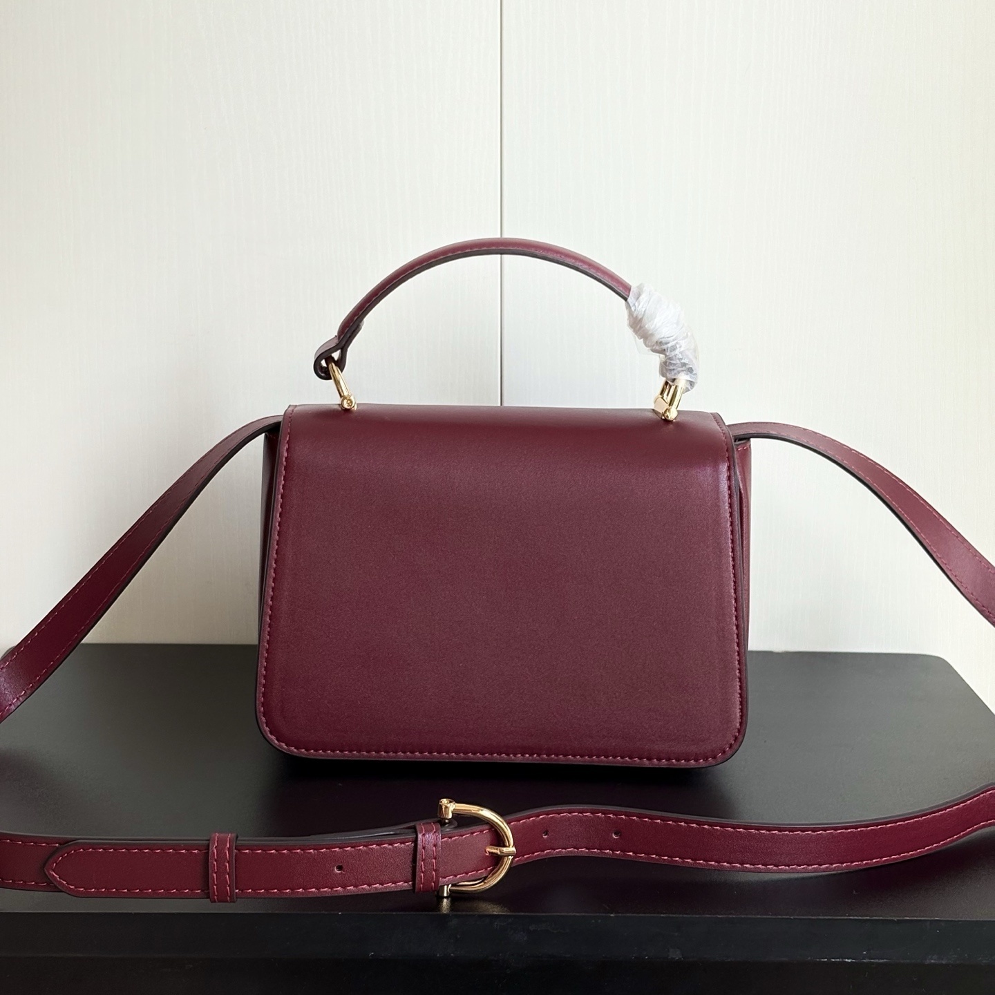 Gucci Siena Small Top Handle Bag Burgundy 19Cm - Image 7