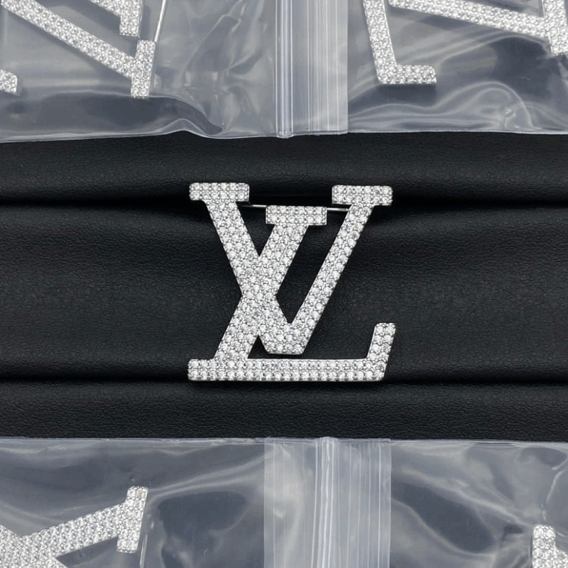 Alternative view of Louis Vuitton Crystal Brooch Silver