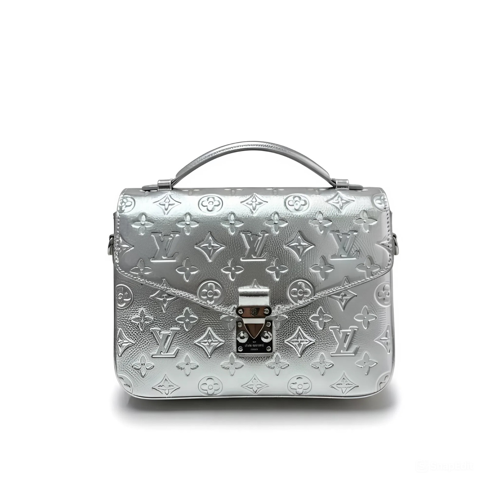 Louis Vuitton Pochette Métis Silver 25Cm