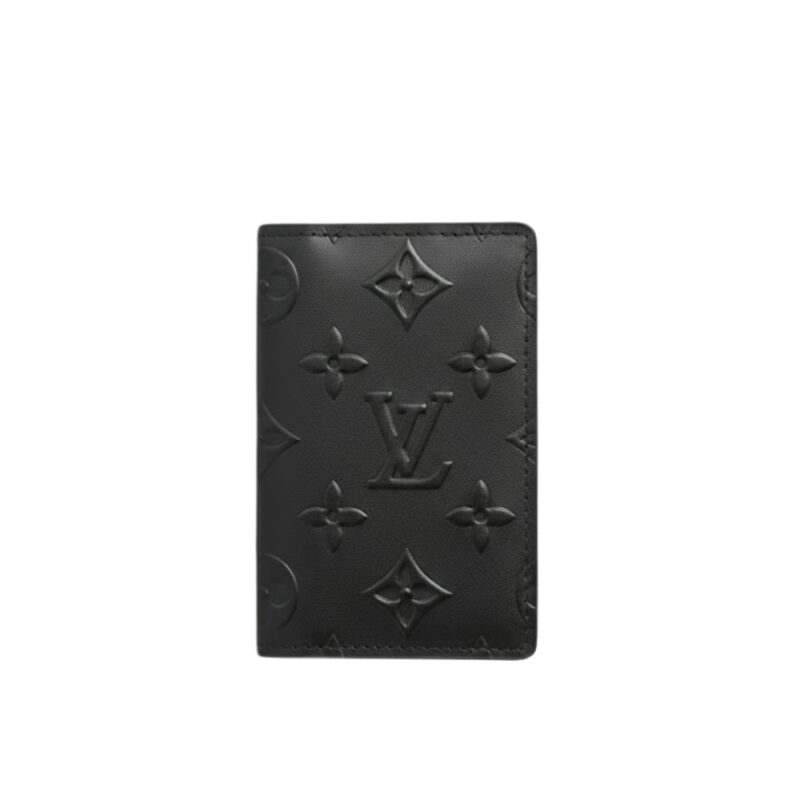 Louis Vuitton Pocket Organizer Wallet Black 11Cm