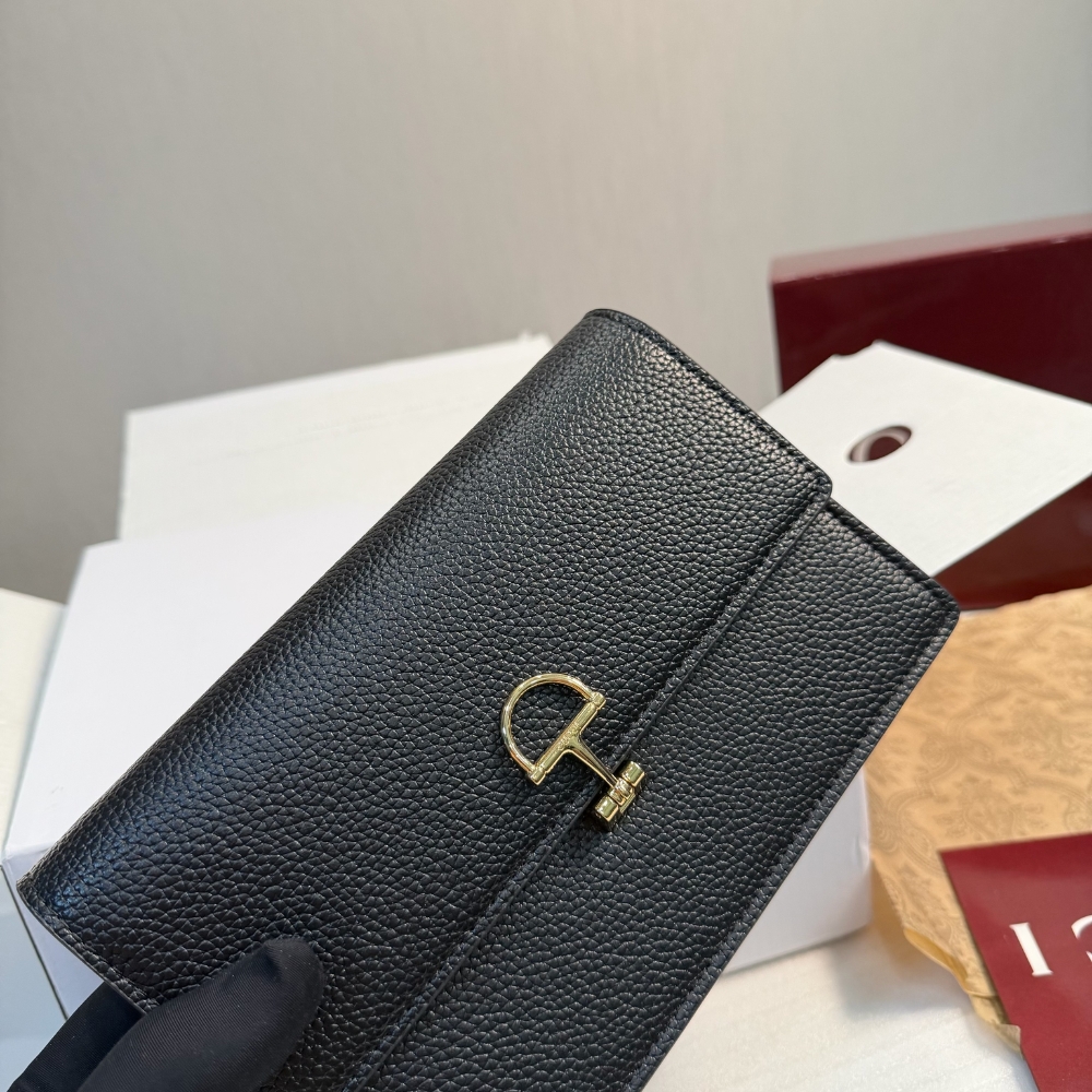 Gucci Half Horsebit Wallet On Chain Black 20Cm - Image 9