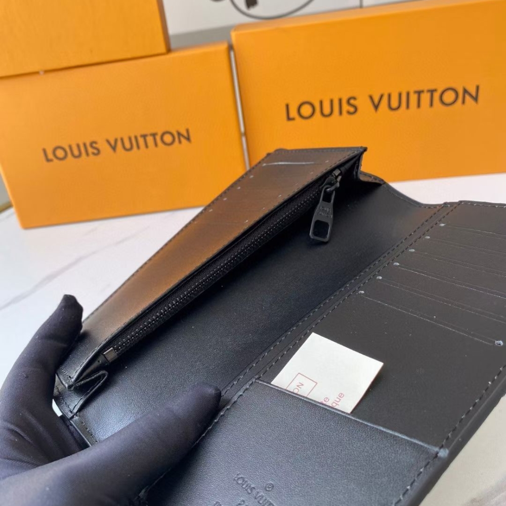 Louis Vuitton Brazza Wallet Black 19Cm M62900 - Image 7