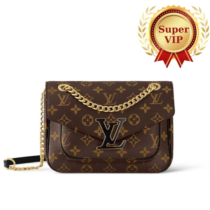 [Super Vip 1:1] Louis Vuitton Passy Bag Monogram Canvas Brown 23Cm M45592