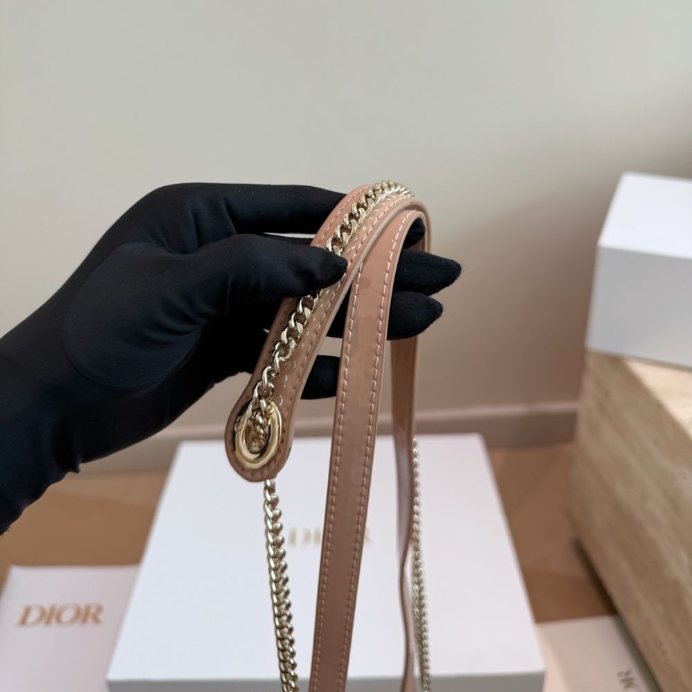 Dior Mini Lady Dior Bag Pink Gold Charm Edition 17Cm - Image 10