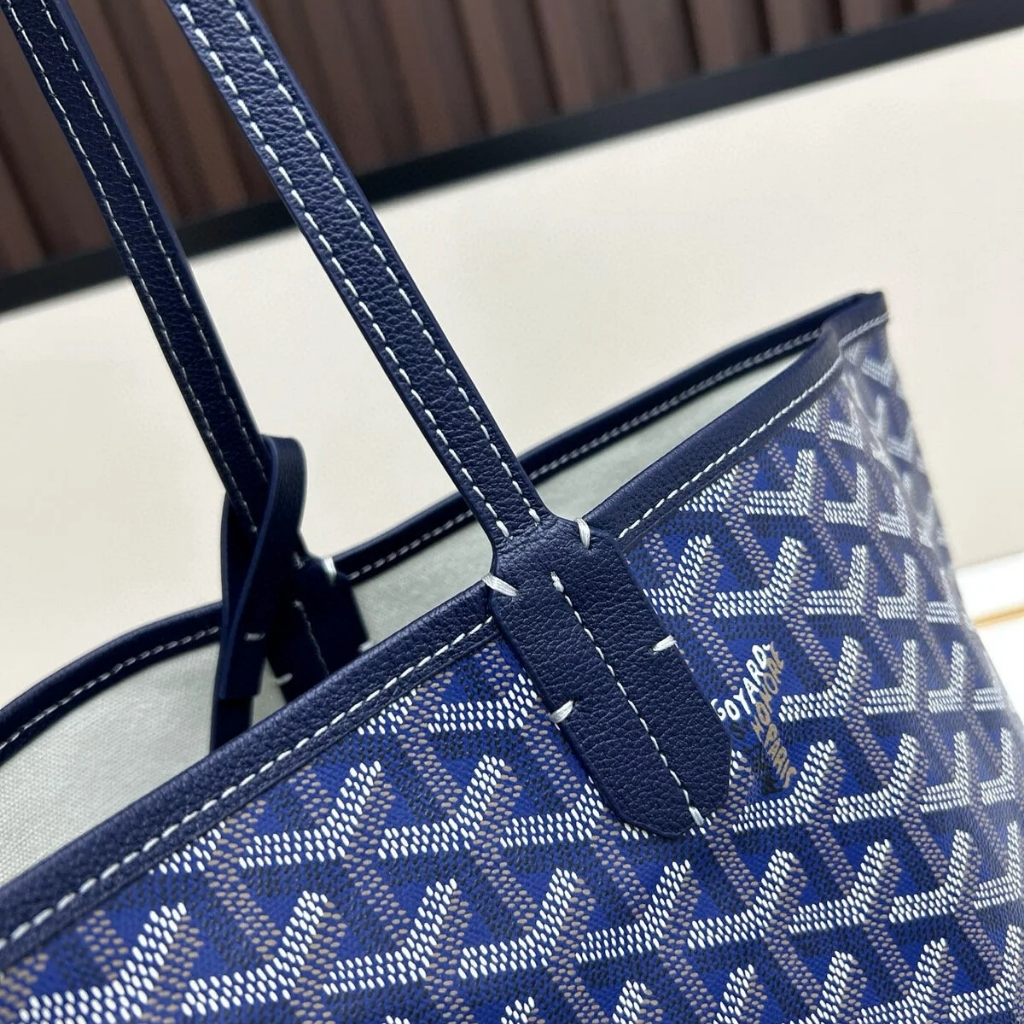 Goyard Saint Louis PM Bag Navy Blue 40cm STLOUIPMLTY12CL12P - Image 5