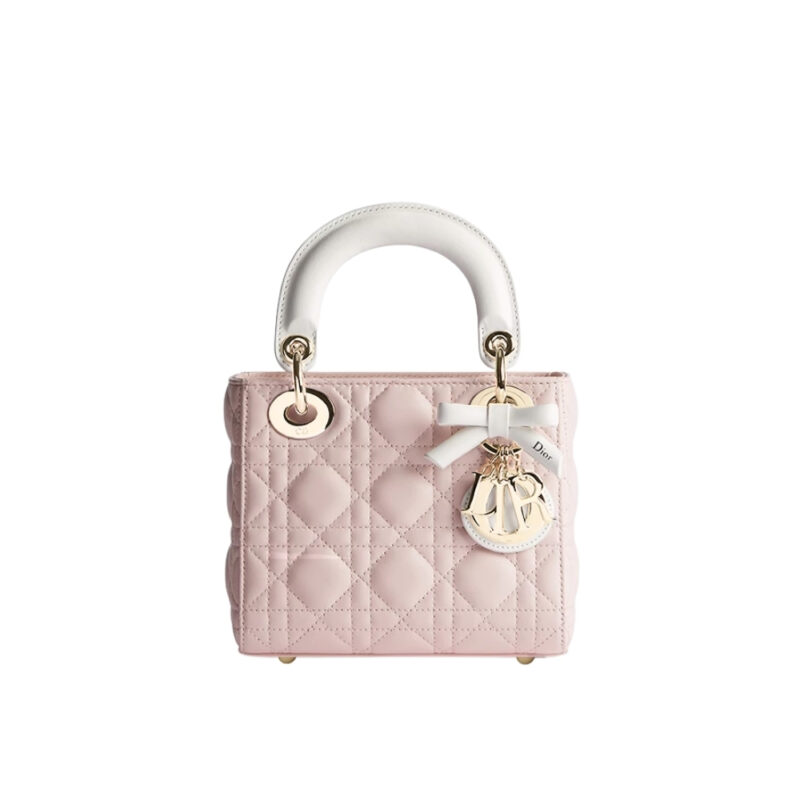 Dior Mini Lady Dior Bag with Chain Pink 17Cm M0505PUQC M19I