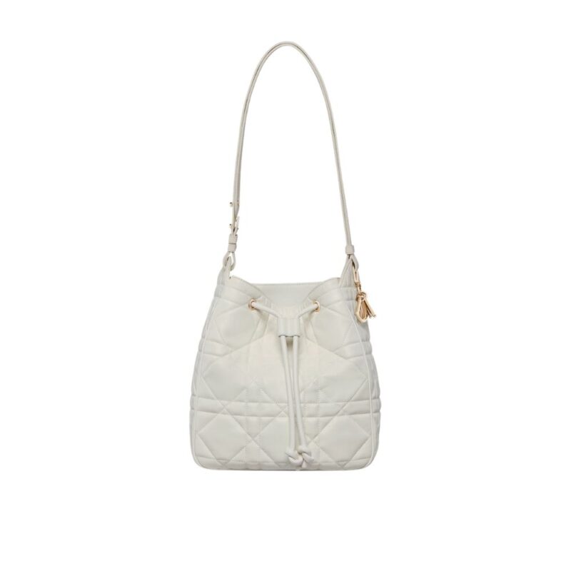 Dior Medium D Motion Bag White 23Cm M2852ONWP M021