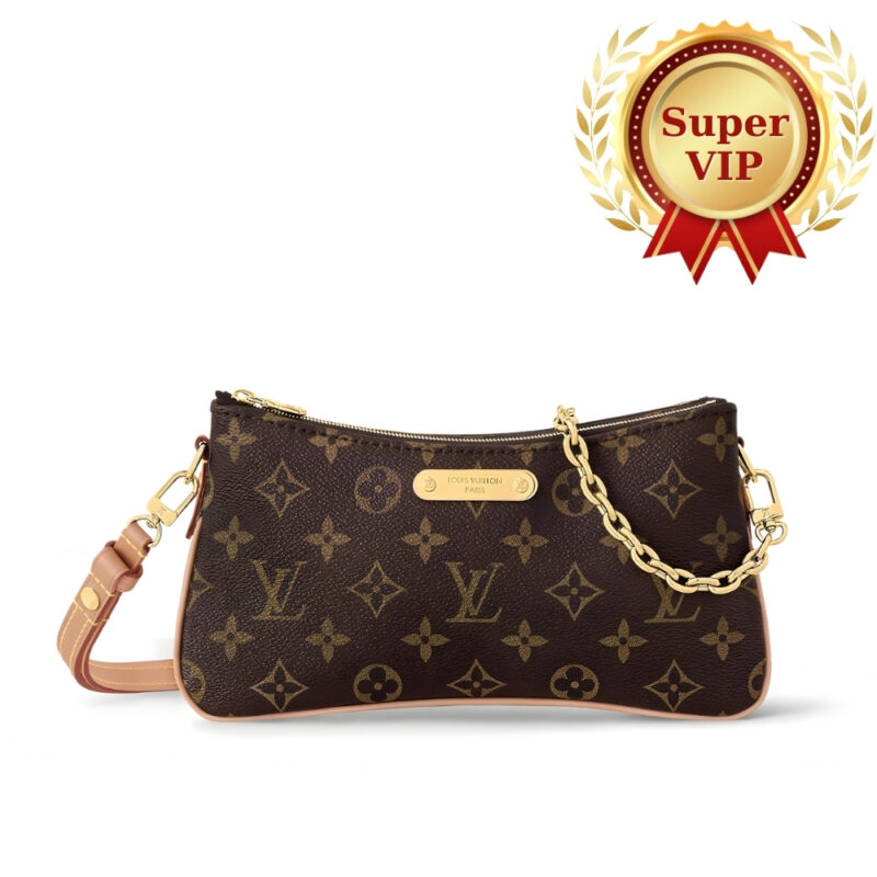 [Super Vip 1:1] Louis Vuitton Pochette Liv Monogram Brown 24Cm M83008