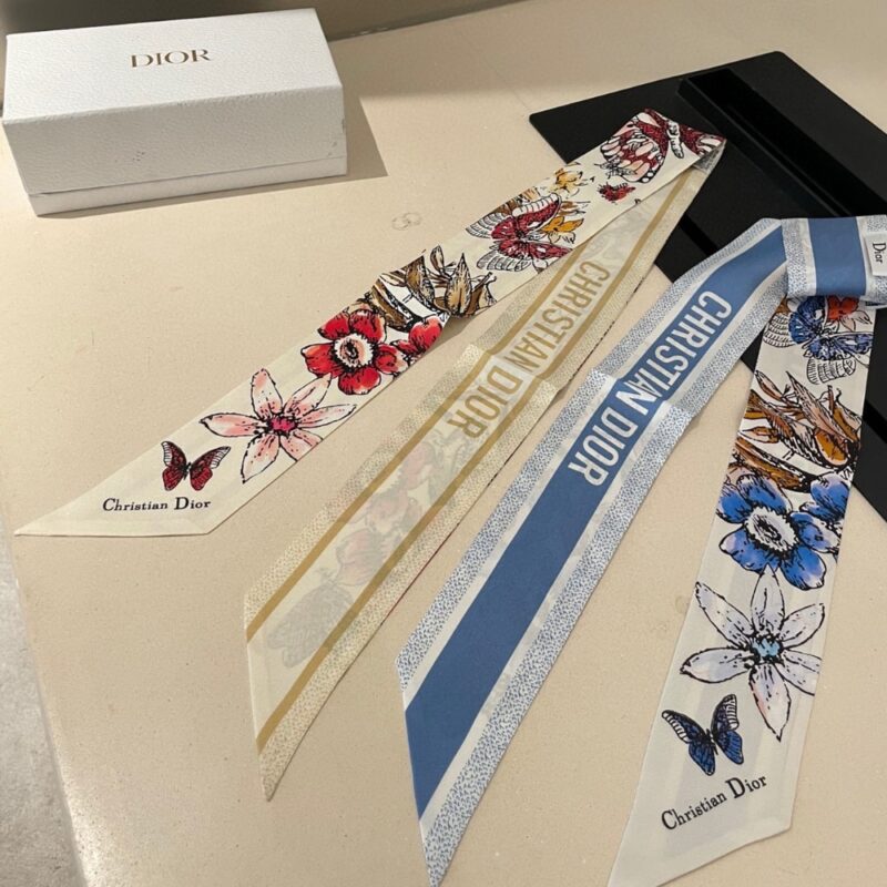 Alternative view of DIOR LE JUGEMENT SILK WHITE BEIGE MUTILCOLOR