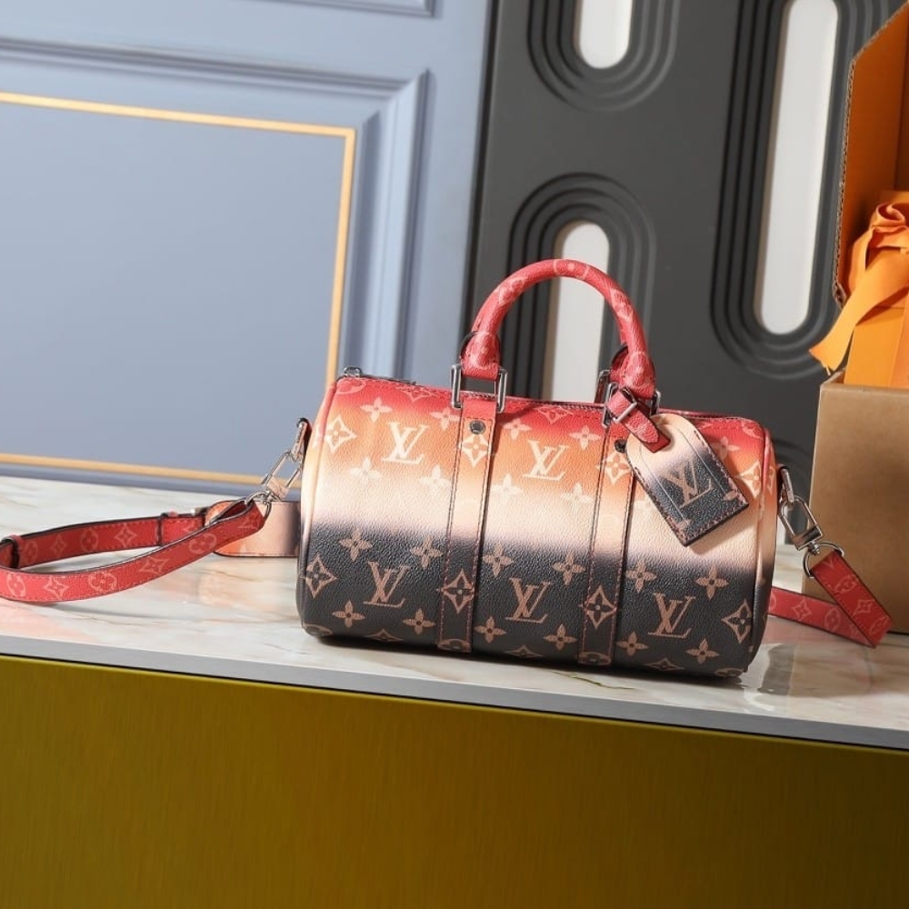 Louis Vuitton Keepall Bandoulière 25 Orange 25Cm M28074 - Image 2