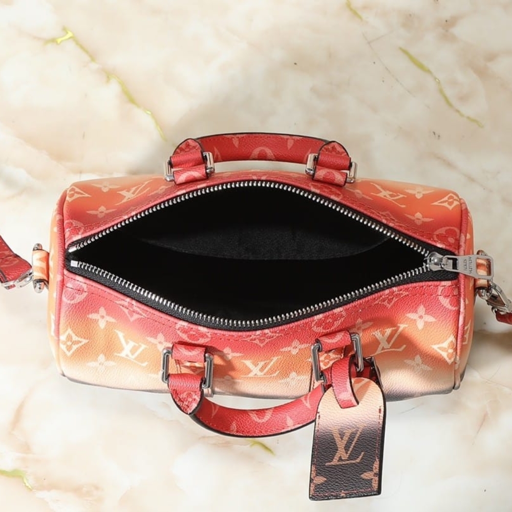 Louis Vuitton Keepall Bandoulière 25 Orange 25Cm M28074 - Image 5