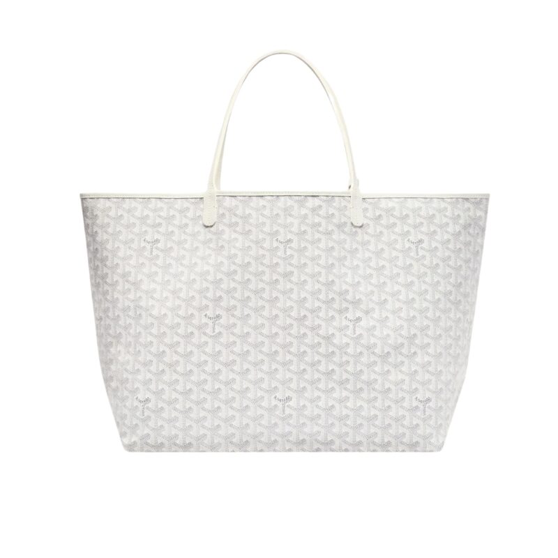 GOYARD SAINT LOUIS GM BAG WHITE 47CM