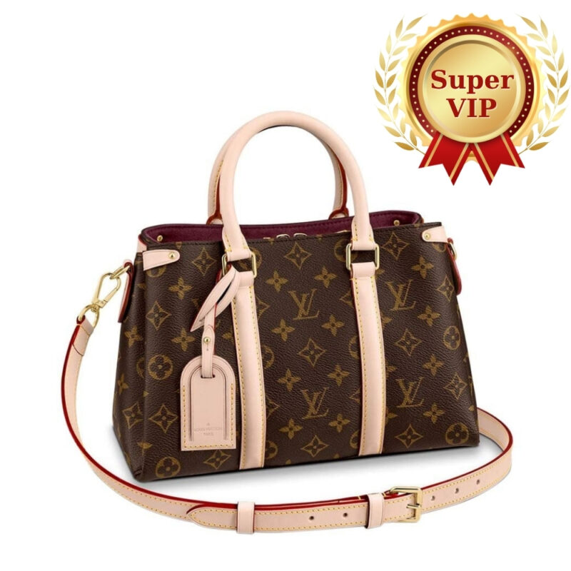 [Super Vip 1:1] Louis Vuitton Soufflot Bb Monogram Canvas Pink 29Cm M44815