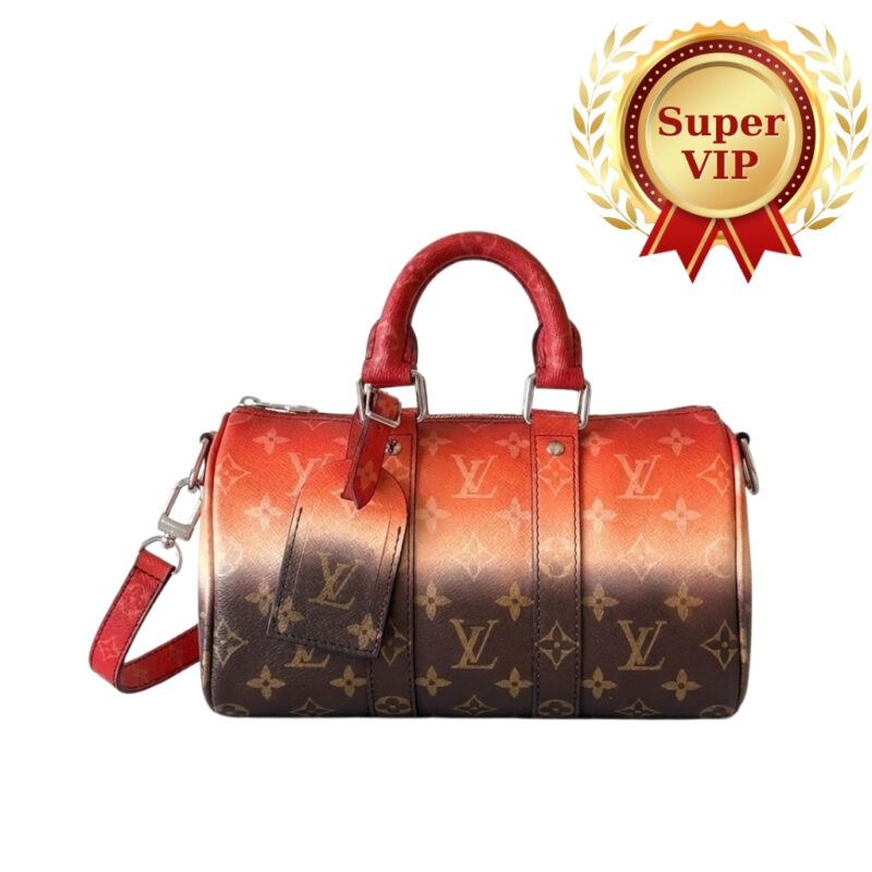[Super Vip 1:1] Louis Vuitton Keepall Bandoulière 25 Orange 25Cm M28074
