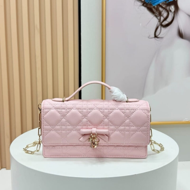Alternative view of Dior My Dior Mini Bag Cannage Leather Pink 21cm S0984OUQA M19N