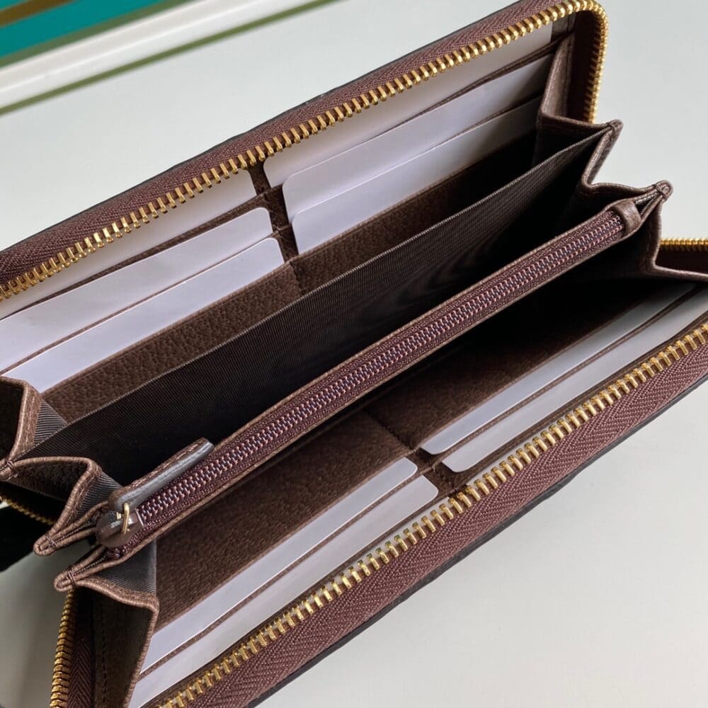 Summer Set: Gucci Ophidia Gg Medium Top Handle Tote Bag And Zip Around Wallet Brown - Image 10