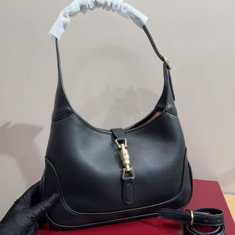 Alternative view of Gucci Jackie 1961 Medium Shoulder Bag Black 31Cm 863136 AAGDJ 1000