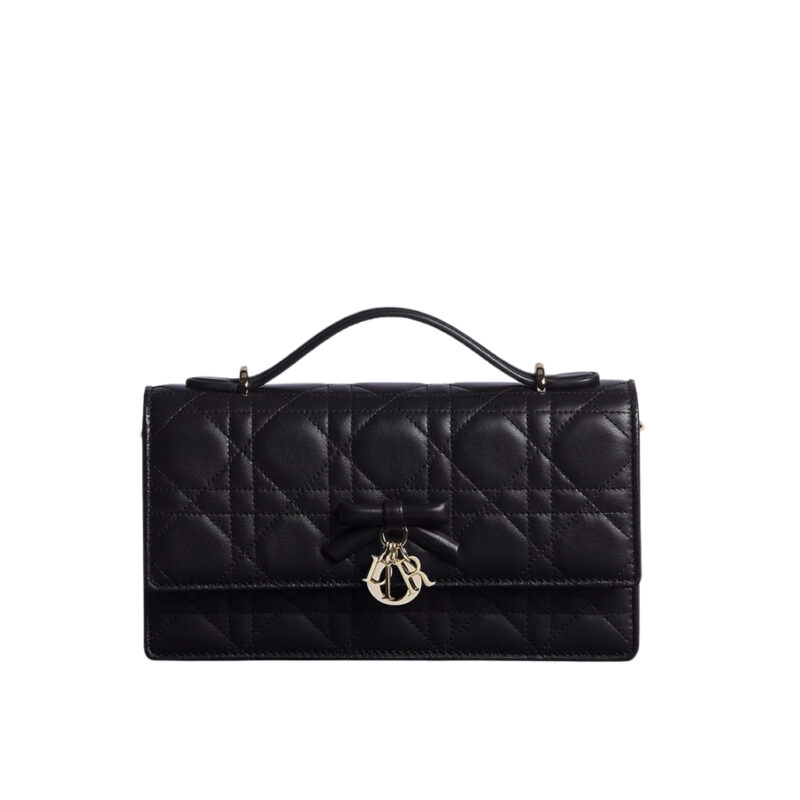 Dior My Dior Mini Bag Cannage Leather Black 21cm S0984OUQA M900