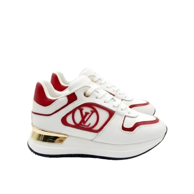 Louis Vuitton Neo Run Away Sneaker White And Red